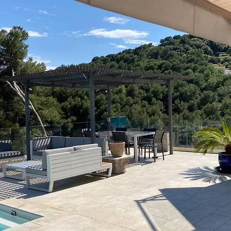 Lagon Bleu Superb Modern With 360 View On The Hills *