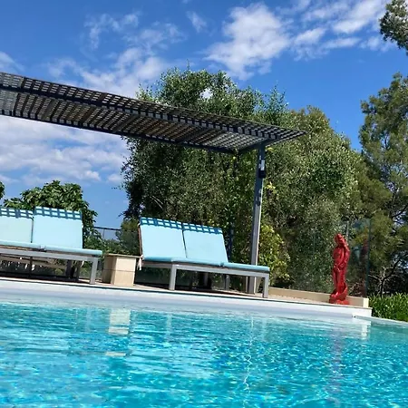 Lagon Bleu Superb Modern With 360 View On The Hills Vallauris