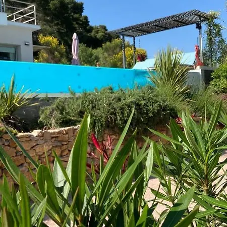 Villa Lagon Bleu Superb Modern With 360 View On The Hills Vallauris